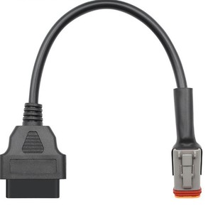 Cable Adaptador OBD2 a 6 Pines para Motocicletas Harley-Davidson, Conector Negro para Herramienta de Diagnóstico - Product Image 2