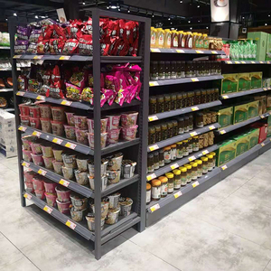 Heavy Duty Steel Double-Sided Supermercado <span class=keywords><strong>Display</strong></span> <span class=keywords><strong>Rack</strong></span> com revestimento em pó epóxi para lojas de varejo e supermercados - Product Image 2