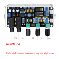Module de préamplificateur et de mixage pour karaoké XH-M273 avec double microphone pour KTV et audio domestique