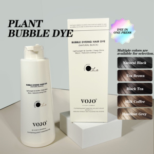 Tinte para el Cabello en Crema de 400 ml, Larga Duración, 100% Cobertura de Canas, Fórmula Natural a Base de Plantas, Profesional para Salón, Popular en Tailandia - Product Image 1