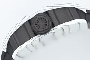 26 ans de succès commercial : Montre mécanique automatique de luxe 3501 en fibre de carbone, design tendance, tourbillon, cadran ajouré, bracelet en caoutchouc, sport, réserve de marche - Product Image 5