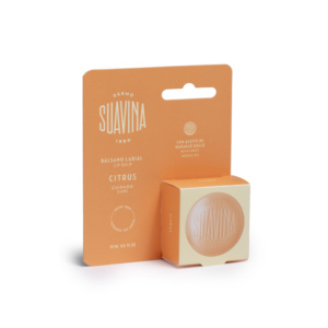 Barattolo per Labbra Dermo-Suavina Citrus con Gancio, Protezione per Naso e Labbra da Vento e Polvere, Arancia Dolce - Product Image 1