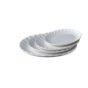 Platos de Plástico Blanco Sólido Creativos, Pigmentados, en Varios Tamaños, <span class=keywords><strong>Vajilla</strong></span> de <span class=keywords><strong>Melamina</strong></span> Ecológica, Moderna, <span class=keywords><strong>Apta</strong></span> para Lavavajillas y <span class=keywords><strong>Microondas</strong></span> - Product Image 6