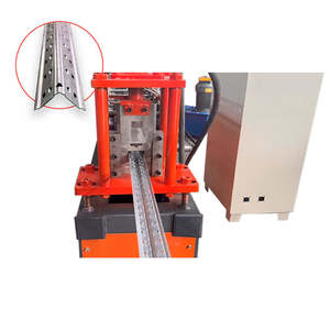 Estantería automática sin tornillos de buena calidad, postes verticales, remache, máquina de formación de rollos con perforación - Product Image 2