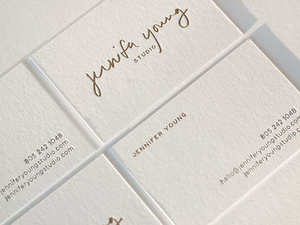 Cao Cấp Tùy Chỉnh Hai Mặt Thẻ Kinh Doanh Đặc Sản Bông Giấy Vàng Lá Dập Nổi UV Tái Chế Cho Khuyến Mãi Siêu Thị Sử Dụng - Product Image 5