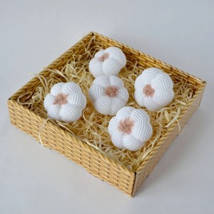 Juguetes <span class=keywords><strong>de</strong></span> Comida <span class=keywords><strong>de</strong></span> Ganchillo para Niños al por Mayor: Verduras Amigurumi <span class=keywords><strong>de</strong></span> Ajo Tejidas a Mano, Juguetes Educativos <span class=keywords><strong>de</strong></span> Comida <span class=keywords><strong>de</strong></span> Ganchillo Rellenos - Product Image 4