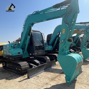 Excavadora Compacta de Giro Cero con Gran Maniobrabilidad Kobelco SK75 Usada con Motor Yanmar Modelo 2024 para Construcción Urbana - Product Image 5