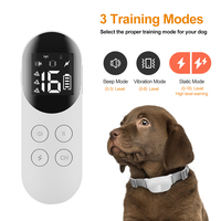 Collier de dressage électrique pour chien, étanche, collier de dressage pour chien avec télécommande 300m, choc, vibration, son pour chiens