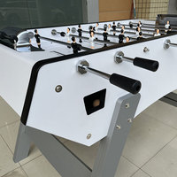 Table de baby-foot FDFIT de 14 mètres, style français, haut de gamme, en fibre de bois, personnalisable pour un jeu épuré