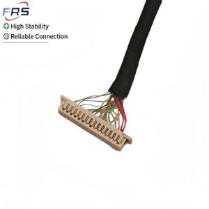 Beliebtes Großhandels-LVDS-Kabel, anpassbare, wasserdichte Kabelkonfektion mit Multi-Steckverbindern DF13 2*15p auf 0.5 30p mit hoher Klickfestigkeit - Product Image 1