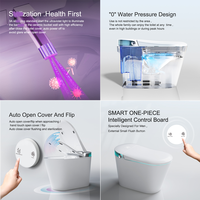 Siège bébé Mode salle de bain Smart Wc Intelligent automatique Water Closet Floor Mounted Electric Smart Toilette Commode