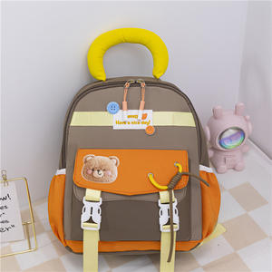 Mochila Infantil Nueva al por Mayor, Linda Mochila con Diseño de Oso de Dibujos Animados, Mochila Escolar para Niños de Jardín de Infancia, Mochila de Bloques de Color - Product Image 3