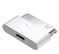 Adaptador de 8 Pines Macho a 30 Pines para Carga y Sincronización, Compatible con iPhone 4, 4S, iPad 2, 3, iPod Touch
