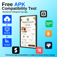 Цифровая рекламная панель Android 14 KDS с сенсорным экраном, NFC, PoE, WiFi 6, креплением VESA, 2 ГБ ОЗУ, 32 ГБ ПЗУ для кухни фастфуда