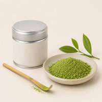Poudre de Matcha de Qualité Alimentaire Supérieure, Grade Culinaire A, 600 Mesh, en Vrac (Boîte, Sac et Bouteille) pour Boutiques de Desserts et Utilisation en Formule