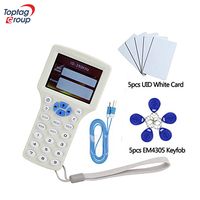 Lecteur RFID ID IC professionnel pour photocopieuse, 125 kHz, 13,56 MHz, graveur, duplication de numéro UID