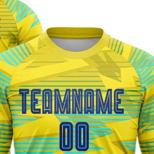 Lightweight <b>Long</b> Sleeve Soccer Jersey Football Sports Shirt Breathable Quick Dry Athletic <b>Match</b> Training Uniform for Men Teams - Product Image 4