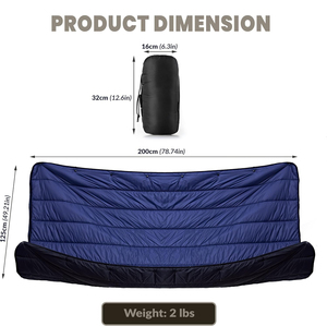 <span class=keywords><strong>Hamaca</strong></span> ligera portátil para acampar, capa térmica, <span class=keywords><strong>hamaca</strong></span> táctica, manta moderna con estampado para exteriores para adultos - Product Image 2