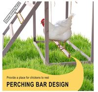 Accessoires personnalisés pour poulaillers avec toiture en asphalte, nichoirs à poules avec escaliers, nichoirs en bois pour poules et poussins