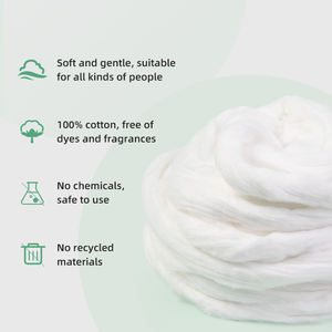 Gulungan katun 900g kualitas tinggi untuk Salon menggunakan 100% menyerap ultrasonik disinfektan grosir medis sekali pakai Medis - Product Image 5