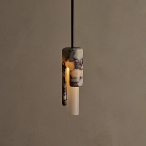 Lampadario a sospensione in marmo moderno, - Product Image 1