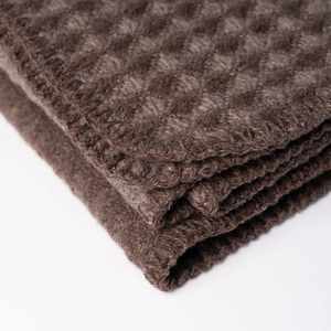 380gsm 80x130cm Waffle chăn <span class=keywords><strong>100</strong></span>% len chăn với tên cá nhân tùy chỉnh bé Tên - Product Image 4