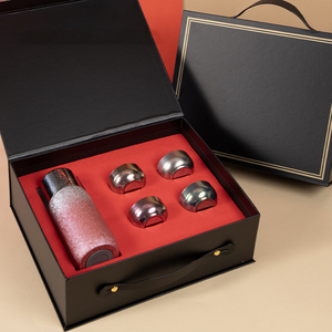 Set de Regalo Empresarial de Alta Gama para Clientes con Cuaderno de PU, Termo de Titanio, Accesorios Digitales y Logotipo Personalizado - Product Image 2