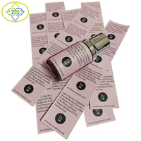 Impression d'autocollants en PVC imperméables personnalisés de haute qualité pour les pots cosmétiques, les parfums et les rouges à lèvres