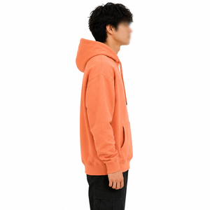 Custom Design <b>Orange</b> <b>Hoodies</b> For Men in premium quality Men's Heavyweight Full Sweatshirt Thick Fleece Jackets Custom LOGO - Product Image 4