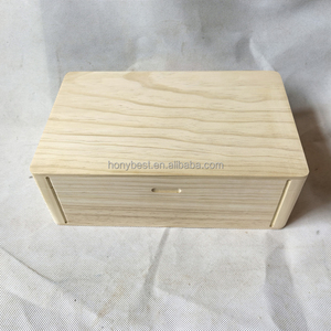 Cổ Điển Thông Gỗ Thân Cây Trường Hợp Rượu Vang Với Bản Lề Nắp Bằng Gỗ Duy Nhất Chai Rượu Vang Hộp Quà Tặng Cho Rượu Champagne Whiskey Quà Tặng Bao Bì - Product Image 5