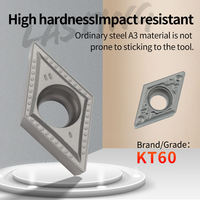 CNC Keramik-Einsatz DCMT KT60-CT330T für Außendrehmaschinen mit CVD-Beschichtung, Hartmetall, OEM Anpassbar