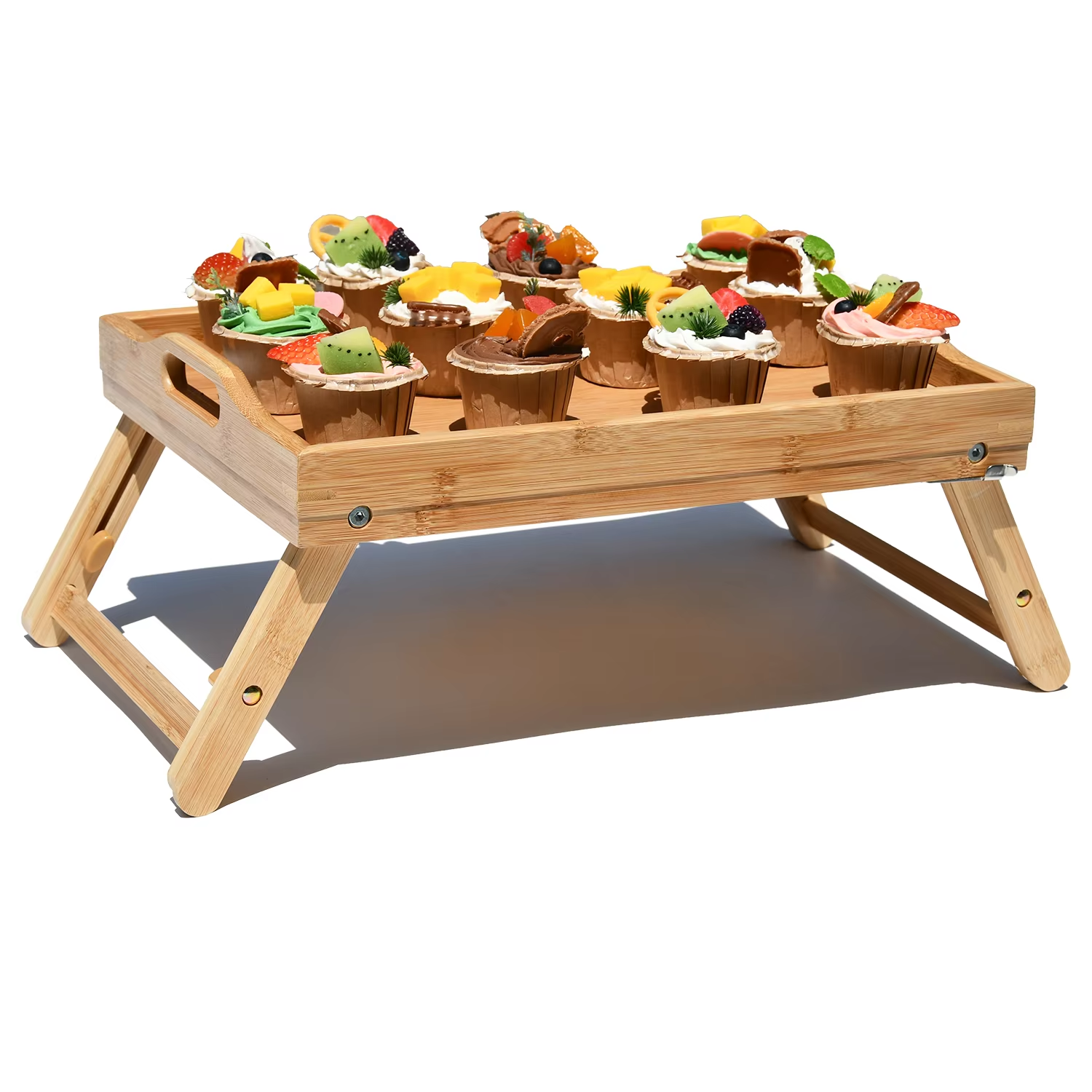 Bambou naturel-réglable en hauteur