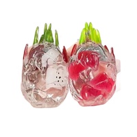 Jouet Squishy Fruit du Dragon en TPR, Haute Transparence, à Rebond Lent, Design Réaliste, Anti-Stress