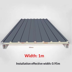 Láminas de Techo de Aluminio Modernas y Duraderas, Resistentes al Fuego y al Agua, Ecológicas, <span class=keywords><strong>para</strong></span> Casas Prefabricadas y Villas, Longitud Personalizable - Product Image 6