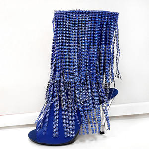 13 см Фетиш-обувь для танцев с шестом танцовщица ночной клуб Готический полный костюм Женская Платформа Большие размеры кроссдресс - Product Image 4