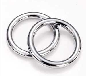 Anillo Redondo de Acero Inoxidable 304 de Alta Resistencia, Anillo Metálico Sólido SS304, Anillo de Elevación, Herraje de Aparejo para Uso en Embarcaciones Marinas y Remolques - Product Image 1