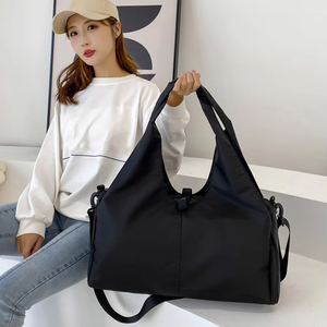 กระเป๋าไนลอนสำหรับกีฬากลางแจ้งยิมพร้อมช่องรองเท้าสำหรับผู้ชายผู้หญิงฝึกโยคะฟิตเนสและกระเป๋าถือเสื่อโยคะอุปกรณ์กีฬา - Product Image 3