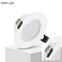 Plafonnier LED encastré rond en aluminium 7W, spot de plafond au design moderne, certifié CE RoHS pour l'éclairage intérieur