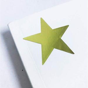 Custom Five Star Scratch Off Stickers Glossy Silver <b>Paper</b> Self Adhesive Wall Sticker Promotional Activities - Product Image 4
