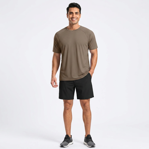 Customized Product Unique Quality <b>Men</b> T Shirt High Quality Ringer Blank O-neck <b>Stretch</b> Fabric T-shirt For <b>Men's</b> - Product Image 1