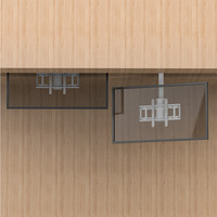Ascenseur TV de plafond automatique haut de gamme télécommande motorisée support TV rétractable motorisé tournant vers le bas support de plafond Tv