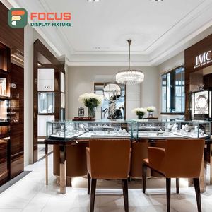 Sistema de Muebles Minimalistas para Joyería, Mostrador de Joyería con Superficie Pulida para Centro Comercial - Product Image 4