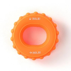 Silicone tập thể dục tay Grip Vòng tập thể dục giảm bớt áp lực phòng tập thể dục ngón tay đào tạo tay Grip tay cẳng tay Exerciser và strengthener - Product Image 6