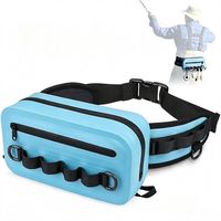 Sac banane de pêche en PVC double couche épaissi avec boucle à dégagement rapide et supports externes pour outils, idéal pour la pêche à la mouche, la pêche en rivière et les activités de loisirs