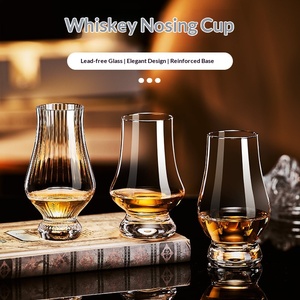 Verre à whisky et à vin sans plomb international, base épaissie, verre à spiritueux professionnel ISO, simplicité moderne - Product Image 2