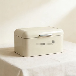 Caja Italiana Retro de Acero Inoxidable 304 - 5 Opciones de Color, Tapa Hermética, Favorita en las Redes Sociales <span class=keywords><strong>para</strong></span> la Organización del Hogar, Caja <span class=keywords><strong>para</strong></span> Guardar Pan - Product Image 5
