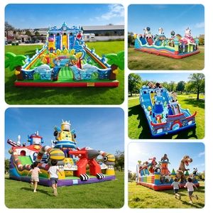 Parc d'attractions gonflable extérieur, parc de trampolines gonflables, aire de jeux gonflable extérieure pour enfants, vente chaude - Product Image 4