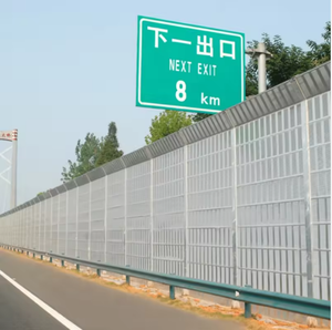 Service à guichet unique pour la conception et la production personnalisées de barrières sonores verticales Barrières sonores en métal pour la réduction du bruit - Product Image 2