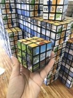 Cube magique pliable carré personnalisé |   Puzzle promotionnel imprimé en couleur pour la promotion de la marque et les cadeaux d'entreprise