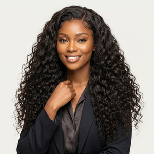 Cheveux humains vierges indiens Remy naturels non traités, bouclés, ondulés, raides, doux et brillants, 100g, en vente - Product Image 1
